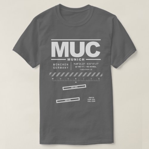 Munich Airport MUC T_Shirt