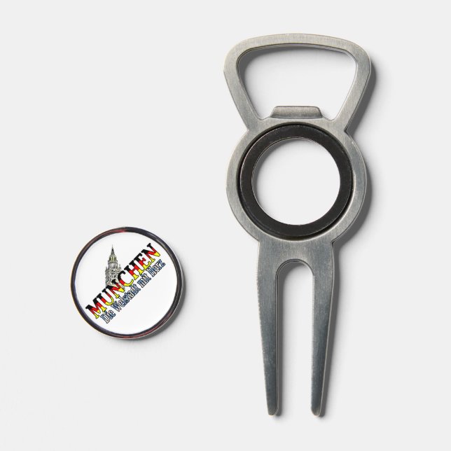 Munich Bavaria Deutzland Divot Tool (Front (Open))