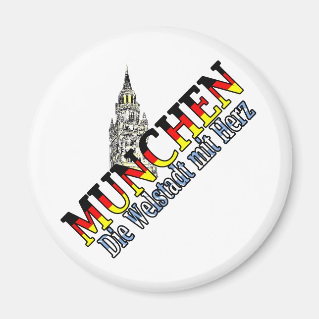munich bavaria germany magnet (Front)