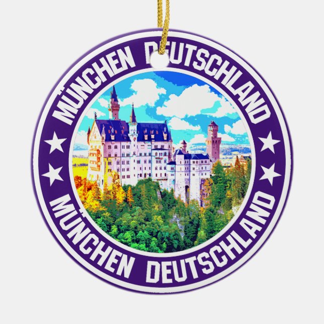 Munich                                             ceramic ornament (Front)