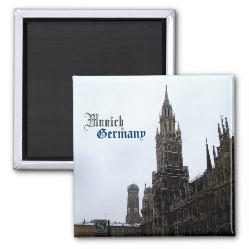 Munich City Hall Germany Travel Souvenir Magnet