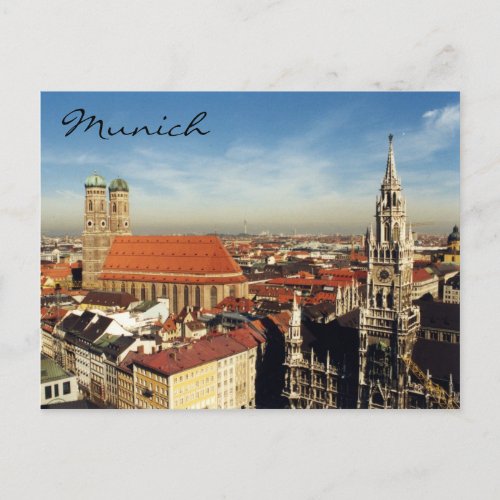 munich city postcard