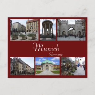 Munich Collage Postcard