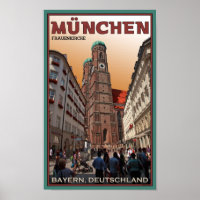 Munich - Frauenkirche Poster
