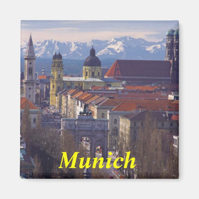 Munich fridge magnet (Front)