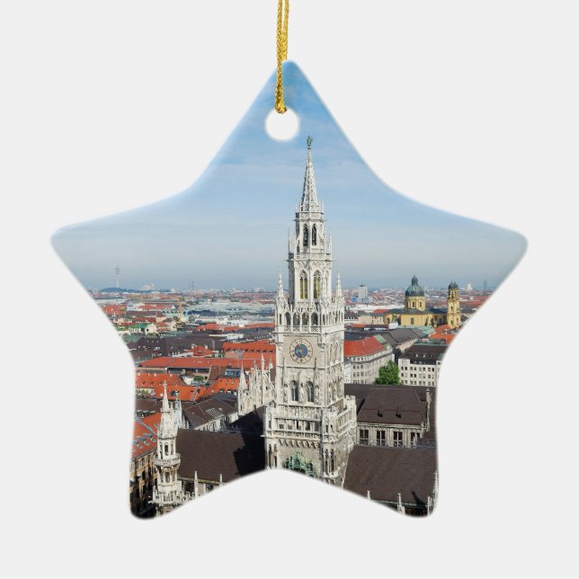 Munich, Germany Ceramic Ornament (Front)