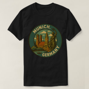 Munich Germany City Art T-Shirt