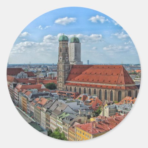 Munich Germany Classic Round Sticker