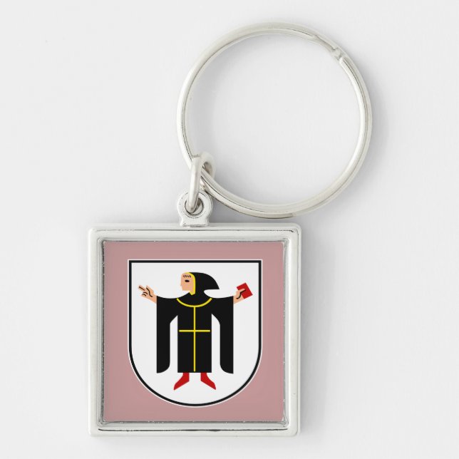 Munich Germany coat of arms Keychain (Front)
