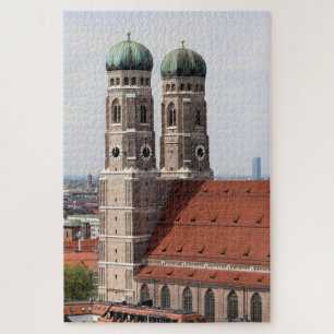 Munich Germany Frauenkirche Cathedral - 20x30 Jigsaw Puzzle