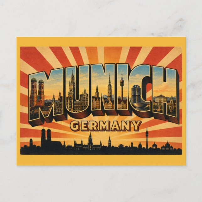Munich Germany Frauenkirche Postcard (Front)