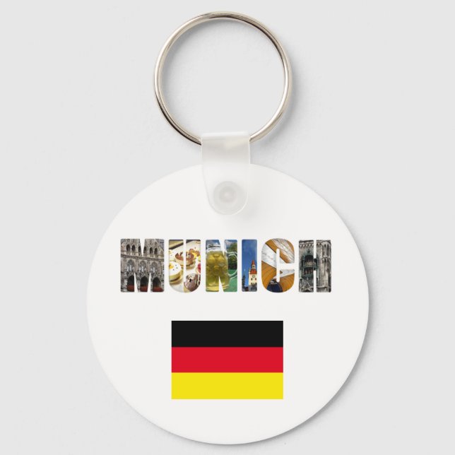 Munich Germany Keychain (Front)