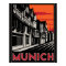 munich germany oktoberfest art deco retro poster