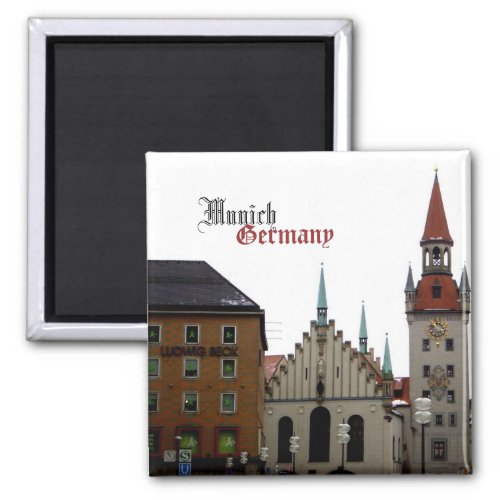 Munich Germany Travel Souvenir Magnet
