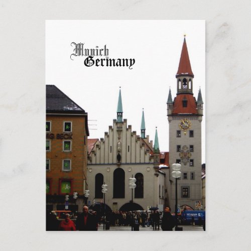 Munich Germany Travel Souvenir Postcard
