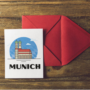 Munich Germany Travel Vintage Postcard