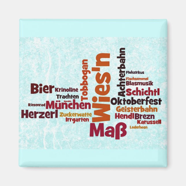 Munich Munich International Oktoberfest Magnet (Front)