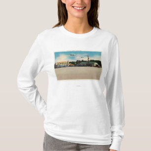 Municipal Airport Landing Field Scene T-Shirt