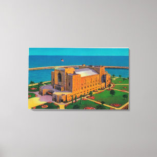 Municipal Auditorium at Long Beach, California Canvas Print