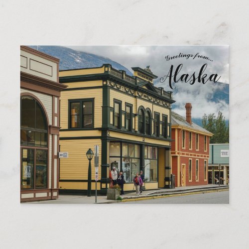 Municipality and Borough of Skagway Alaska Postcard