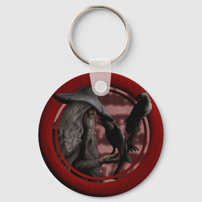 Munin e Hugin Keychain (Front)