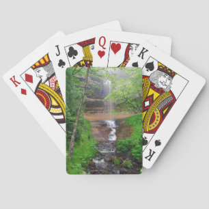 Munising Falls Waterfall Poker Cards