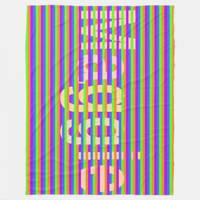 Munker optical illusion blanket (Front)