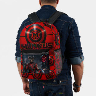 munkus backpack/travel backpack/superheroes printed backpack