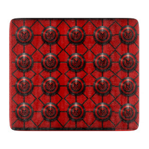 munkus emblem Glass chopping board/kitchen Cutting Board