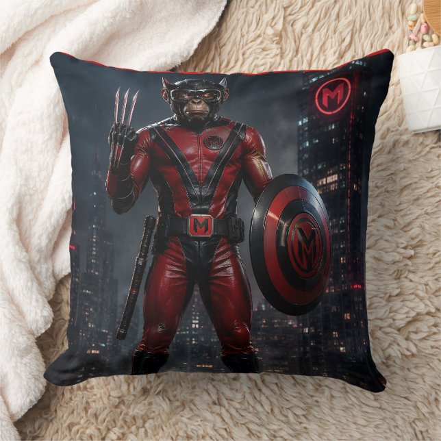 munkus Hero shield cushion/superhero throw Pillow (Blanket)