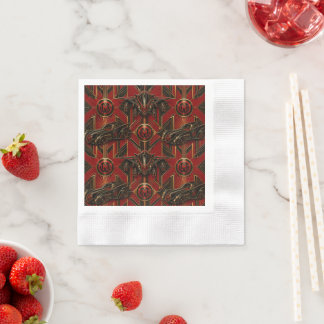 munkus/leonidas premium red party napkins/party napkins