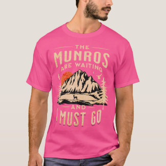Munro Bagging Scotland Scottish Mountain Climbing T-Shirt