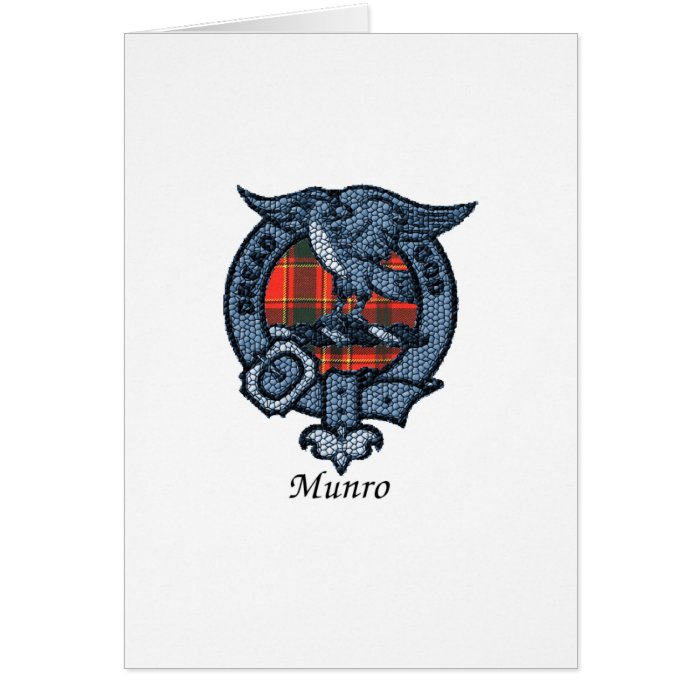 Munro Clan Crest Card