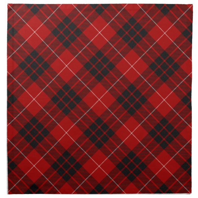Munro Clan Tartan as in Vestiarium Scoticum Cloth Napkin (Front)