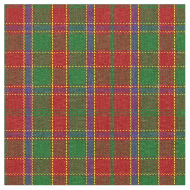 Munro Tartan Print Fabric (Close Up)