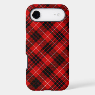 Munro tartan red black plaid iPhone 17 air case