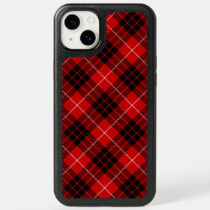 Munro tartan red black plaid OtterBox iPhone 14 plus case