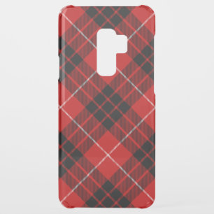 Munro tartan red black plaid uncommon samsung galaxy s9 plus case