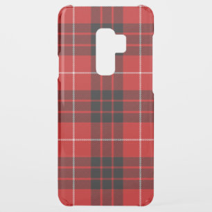 Munro tartan red black plaid uncommon samsung galaxy s9 plus case