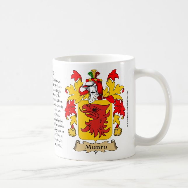 Munro, the Origin, the Meaning and the Crest Coffee Mug (Right)