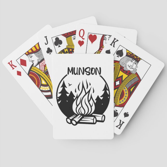Munson Camping Poker Cards (Back)