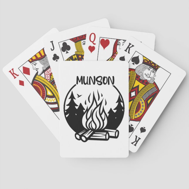 Munson Camping Poker Cards (Back)
