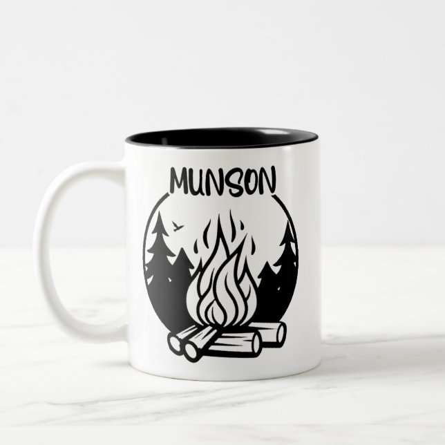 Munson Camping Two-Tone Coffee Mug (Left)
