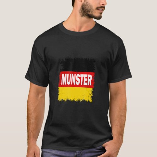 Munster  Germany With German Flag T_Shirt