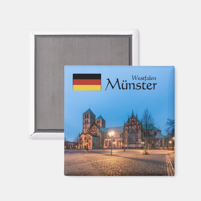 Münster Souvenir Magnet (Front/Back)