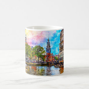 Munttoren tower. Amsterdam. Netherlands. Coffee Mug