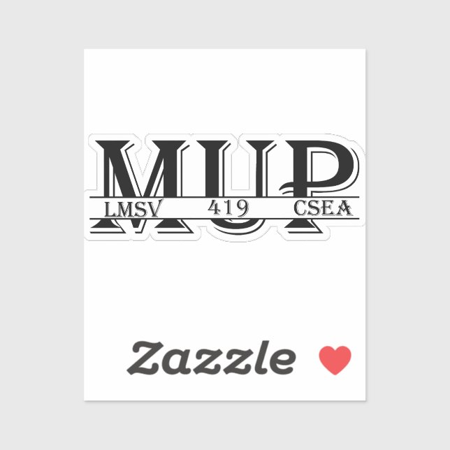 Mup Sticker (Sheet)