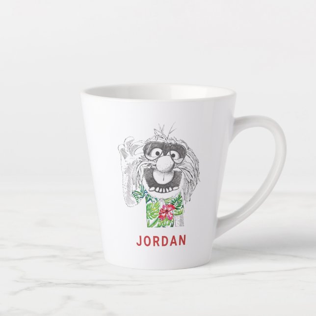 Muppets | Animal In A Hawaiian Shirt 2 Latte Mug (Right)