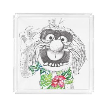 Muppets | Animal In A Hawaiian Shirt Acrylic Tray by muppets at Zazzle