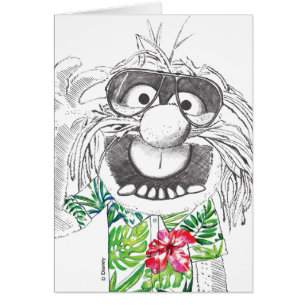 Muppets Animal In A Hawaiian Shirt Cards